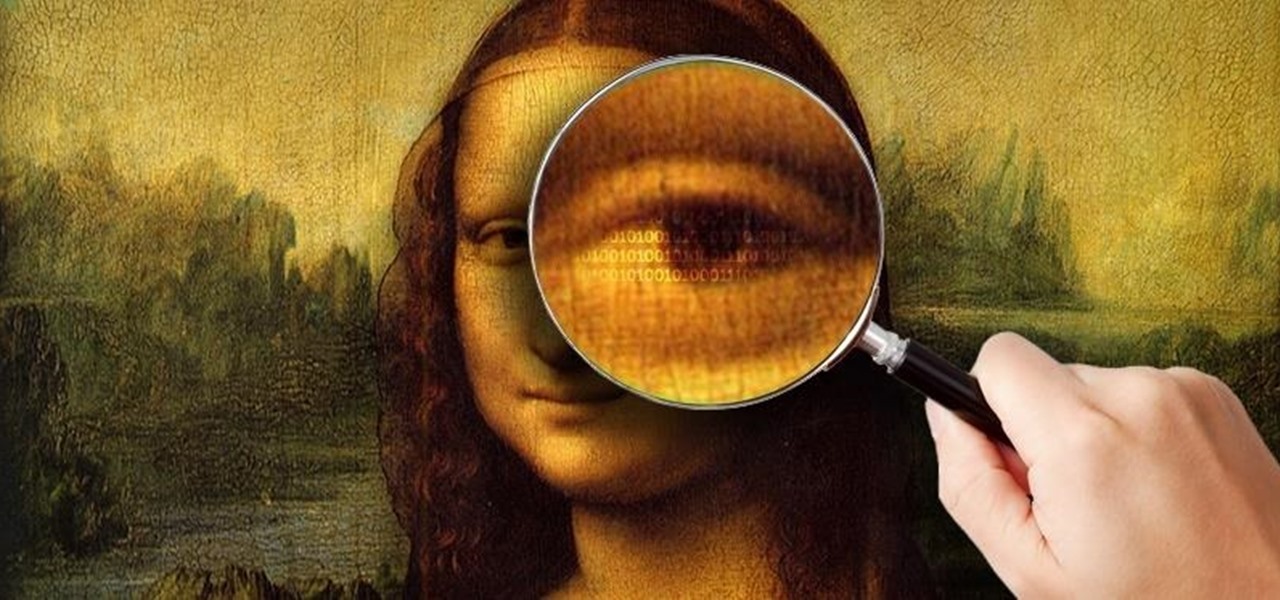 Mona Lisa suratidagi steganografiya qo'llanilgan misol